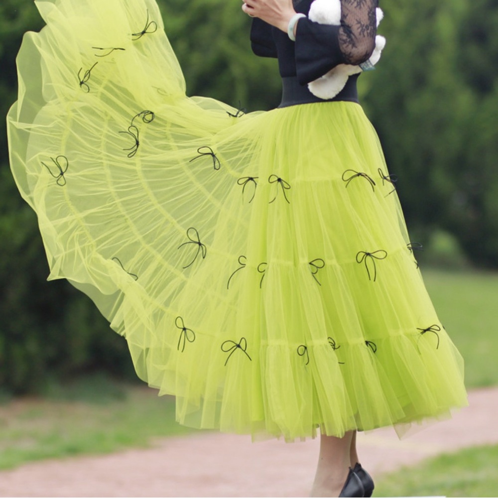 Layered Tulle Skirt BN